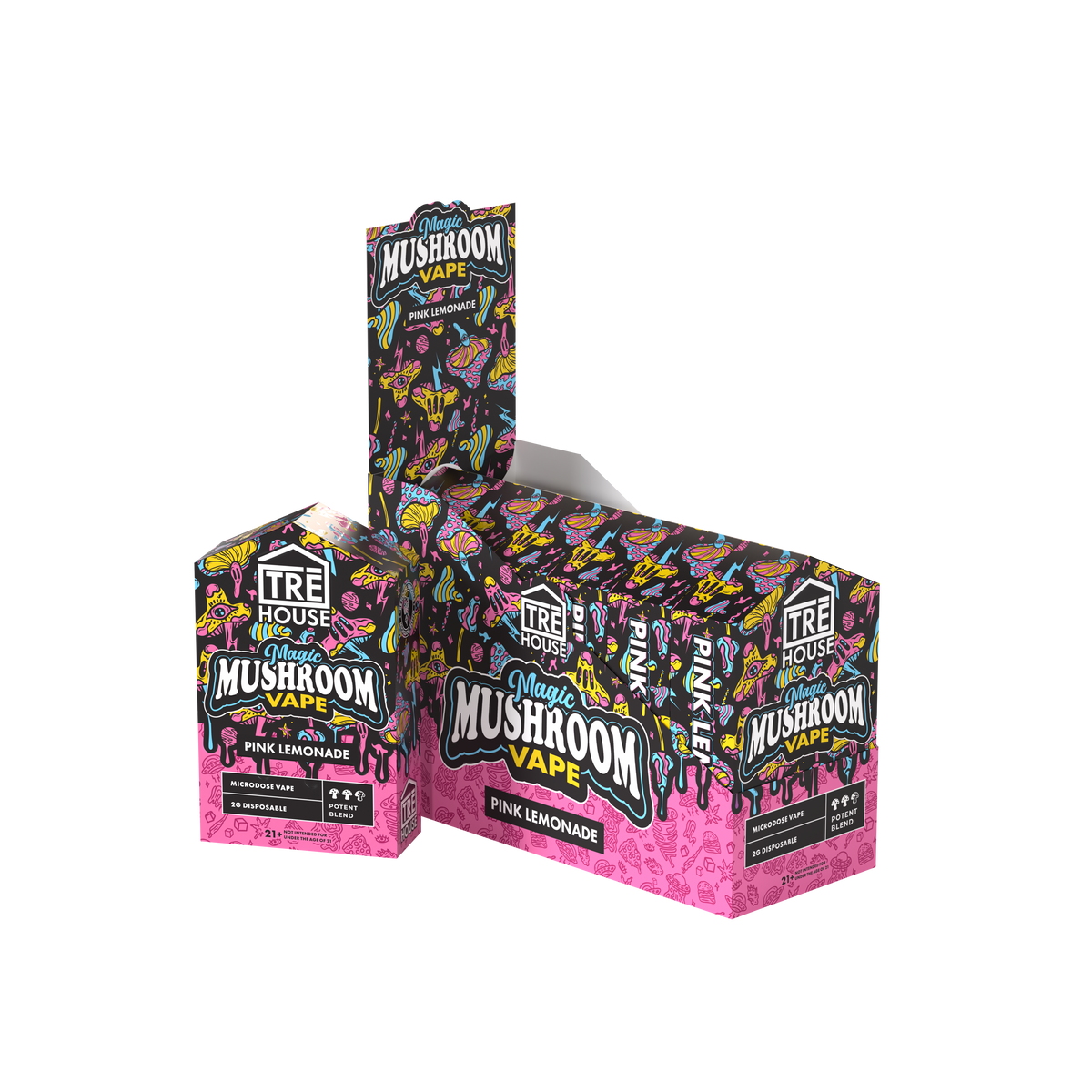 TRE House Microdosed Mushroom Vapes - 6 Count Box
